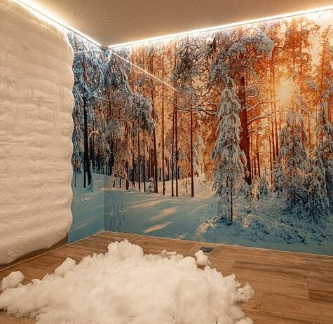 Sustainable wellness oasis with system technology from wedi