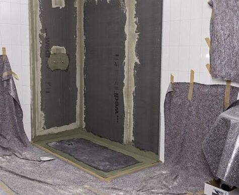 Partial renovation of the shower