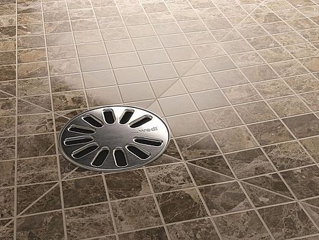 Fundo drain grid round