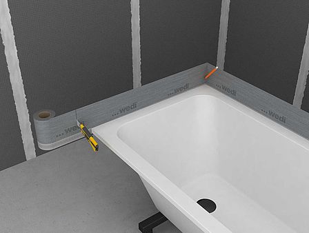wedi Tools tub sealing tape