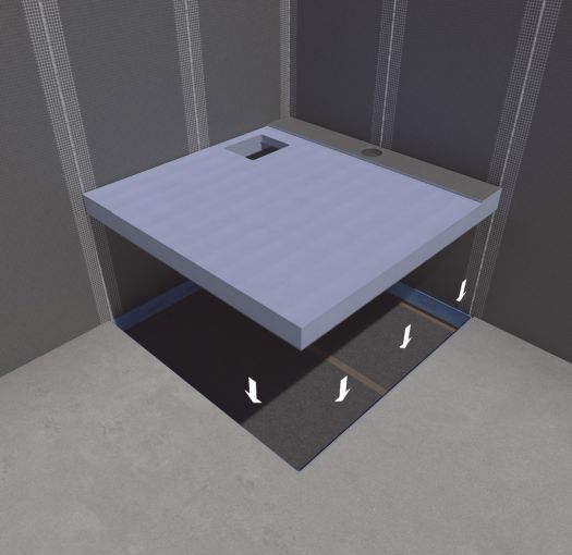 Installazione di Fundo Thermo con scarico orizzontale nel massetto