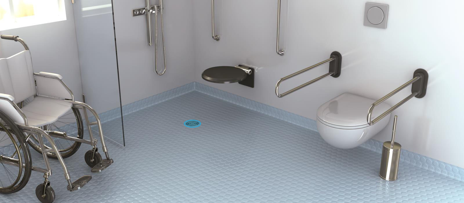 Vandret afløb til Fundo Solido (standardafløb)