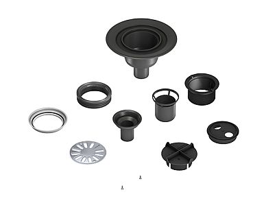 Lodret afløb for Fundo Solido (standardafløb)