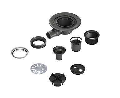 Vandret afløb til Fundo Solido (standardafløb)