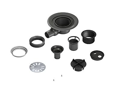 Vandret afløb til Fundo Solido (standardafløb)