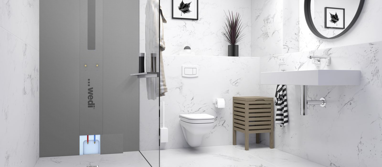 Sanwell XS brusevægsmodul